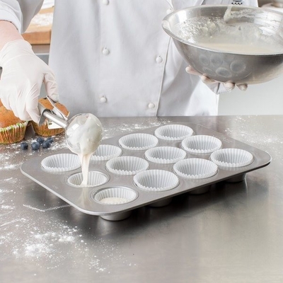RK Bakeware China Foodservice NSF Mini Crown Cake Pan Vierkante Muffin Cupcake Bakpan