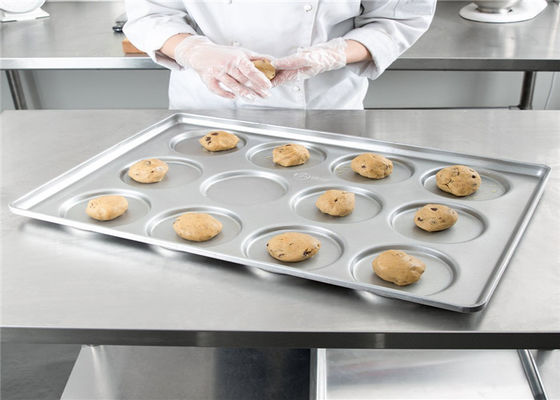 RK Bakeware China Foodservice NSF Custom Groothandel Bakkerij Commerciële Hamburger Bun Tray / Muffin Top / Cookie Pan