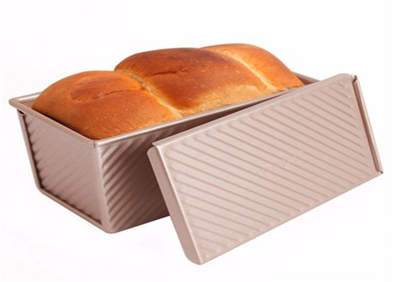 RK Bakvormen China Foodservice NSF Gouden Anti-aanbak Aluminium Brood Pannen Gegolfd Brood Pan Brood Tin Brood Brood Pan