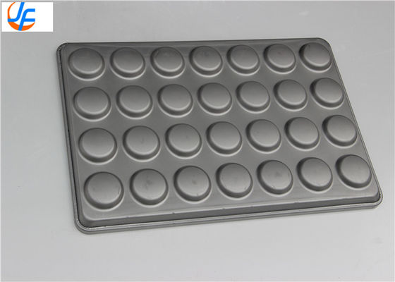 RK Bakeware China Foodservice 42425 geglazuurd gealuminiseerd staal 15 vorm 3,42 oz. Hamburger Broodje Lade Muffin Top Cookie Pa