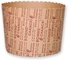 Panettonedocument van de de Kopcake van de Bakselvorm Met een laag bedekte het Broodmicrogolf