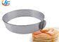 RK Bakeware China Foodservice NSF Aluminium Cakevorm, Ronde Mousse Ring Cake Cutter Circle Cake Ring