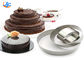 RK Bakeware China Foodservice NSF Verjaardagstaartvorm, roestvrijstalen mousseringen
