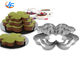 RK Bakeware China Foodservice NSF roestvrij staal Klavertje vier Muis Molding Mousse Cake Ringen Aangepaste grootte