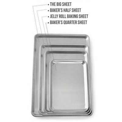 RK Bakeware China Foodservice NSF 18X26 Inch 600X400 Aluminium Broodplaat Bakplaat