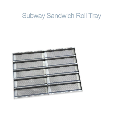 Rk Bakvormen China-Aluminium Nonstick Subway Sandwich Roll Bakplaat