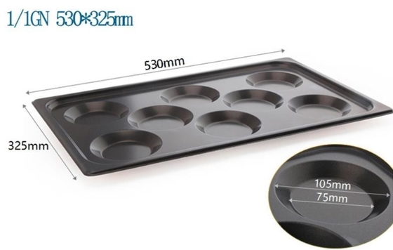 Rk Bakeware China-Rational Combi Oven Gastronorm Gn1/1 Aluminium Nonstick Burger Tray