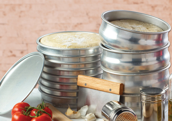 Rk Bakeware China Foodservice Rijzen en vertragen Deegpan van aluminium Stapelbaar