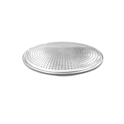 16 inch geperforeerde ronde aluminium pizzapan geperforeerde pizzabak bakplaat voor bakkerij of bar of restaurant