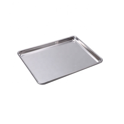 Commerciële 10 ''* 6'' * 1'' 0.8mm rechthoek bakken brood lade hamburger of hamburger of hotdog broodje bakvorm aluminium brood pan