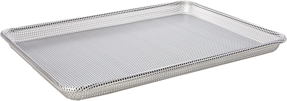 0,4 mm zilveren aluminium pizzaplaat oven veilig en gemakkelijk schoon te maken