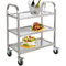 RK Bakeware China Foodservice NSF Winco Suc-30 3-laags roestvrijstalen voedseltrolley