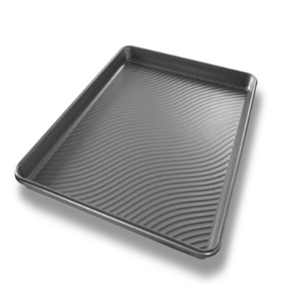 RK Bakeware China Foodservice NSF gegolfde aangepaste aluminiumplaat platte pan