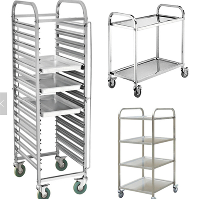 RK Bakeware China Foodservice NSF Restaurant Gn1/1 Bakkerij Voedsel Trolley/Mobiele RVS Trolley