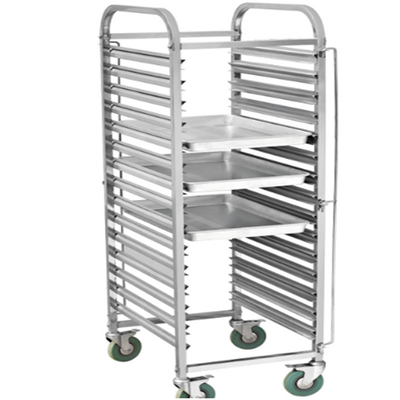 RK Bakeware China Foodservice NSF Restaurant Gn1/1 Bakkerij Voedsel Trolley/Mobiele RVS Trolley