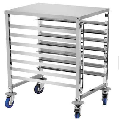 RK Bakeware China Foodservice NSF Restaurant Gn1/1 Bakkerij Voedsel Trolley/Mobiele RVS Trolley