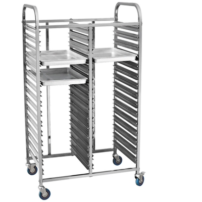 RK Bakeware China Foodservice NSF Restaurant Gn1/1 Bakkerij Voedsel Trolley/Mobiele RVS Trolley