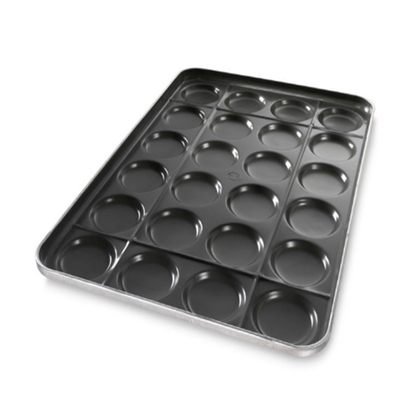 RK Bakeware China Foodservice NSF Durashield Coating Hamburger Pan Bakplaat Met Structurele Ribben