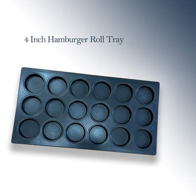 RK Bakeware China Foodservice NSF WEHS 102 Ronde Diepe 102mm Nonstick 4 Inch Hamburger Roll Tray