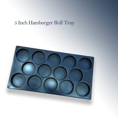 RK Bakeware China Foodservice NSF WEHS 102 Ronde Diepe 102mm Nonstick 4 Inch Hamburger Roll Tray