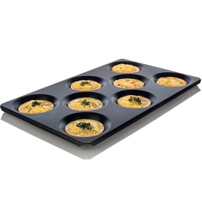 Rk Bakeware China-Rational Combi Oven Gastronorm Gn1/1 Aluminium Nonstick Burger Tray