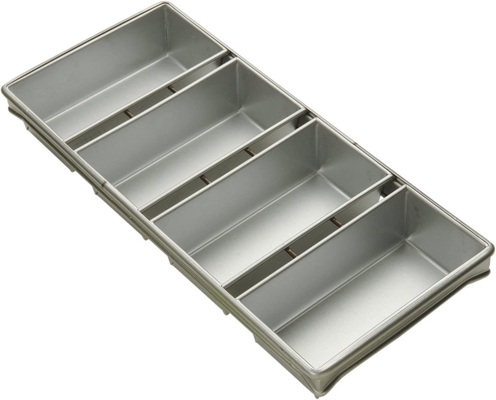 Rk Bakeware China-Foodservice 41145 Geglazuurde 4 Band Gealuminiseerde Stalen Haard Broodpan