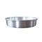 7 * 2 inch aluminium ronde zilveren taartbakvorm Recht lichaam stevige bodem vaste bodem taartvorm