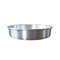 6 * 2 inch aluminium ronde taartvorm met niet-verwijderbare bodem