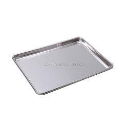 Commerciële 10 ''* 6'' * 1'' 0.8mm rechthoek bakken brood lade hamburger of hamburger of hotdog broodje bakvorm aluminium brood pan