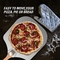 12 inch aluminium pizzaschep met inklapbare handgreep en 10 cm pizzawielsnijset