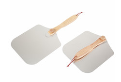12&quot;X14&quot;X25'' Pizza Gereedschap Aluminium Opvouwbare Pizzaschep Opvouwbare Pizzaschep Met Eiken Handvat
