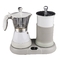 Automatische 2 In 1 Espresso Cappucinno Fornuis Met Melkopschuimer Gift Set Elektrisch Koffiezetapparaat En Melkopschuimer Set