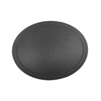 73.5*60 cm Antislip Ovale Plastic Dienblad Grote Gerecycleerde Plastic Platen Rubber Dienblad Voor Bar