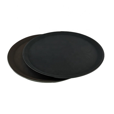 73.5*60 cm Antislip Ovale Plastic Dienblad Grote Gerecycleerde Plastic Platen Rubber Dienblad Voor Bar