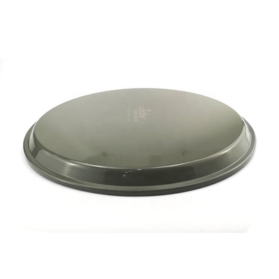 16 Inch Antislip Ronde Plastic Dienblad Grote Gerecycleerde Plastic Platen Rubberen Dienblad Voor Restaurant