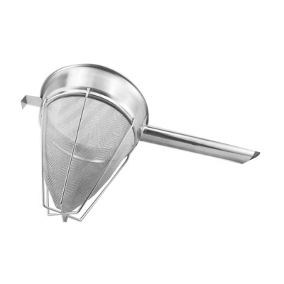 8/10 Inch Commerciële Versterking Ontdoen Vergiet Mesh Filter Roestvrijstalen Zeef Inkeping Draad Filter