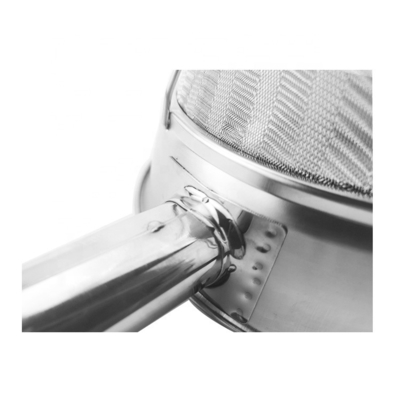 8/10 Inch Commerciële Versterking Ontdoen Vergiet Mesh Filter Roestvrijstalen Zeef Inkeping Draad Filter