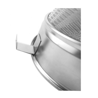 8/10 Inch Commerciële Versterking Ontdoen Vergiet Mesh Filter Roestvrijstalen Zeef Inkeping Draad Filter