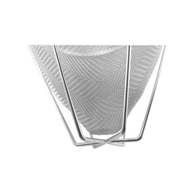 8/10 Inch Commerciële Versterking Ontdoen Vergiet Mesh Filter Roestvrijstalen Zeef Inkeping Draad Filter