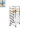 RK Bakeware China Foodservice NSF 15 Tiers Revent Oven RVS Bakplaat Trolley