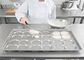 RK Bakeware China Foodservice NSF 24 Mold Aluminiumized Steel Clustered Hamburger Bun Tray Muffin Top / Cookie Pan