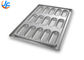 RK Bakeware China Foodservice 49015 Chicago Metallic Geglazuurd Gealuminiseerd Staal Full Size Sub Sandwich Bun Bakplaat Pan