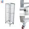 RK Bakeware China-32 Dienbladen verdubbelt het Rek Oven Rack Baking Tray Trolley/304 van het het Broodkarretje van het Roestvrij staalbaksel