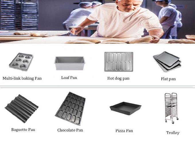 RK Bakeware China Foodservice NSF 49015 Glaze Aluminium Sub Sandwich Roll Pan Bakplaat 8