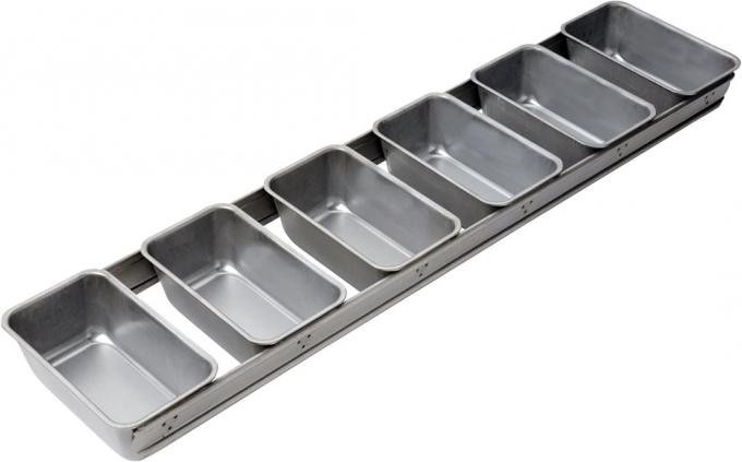 Rk Bakeware China Foodservice Commercial Bakeware 5 Count 3 Inch Sub Sandwich Roll Pan